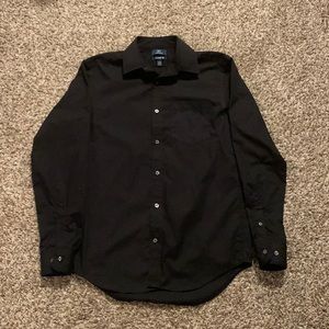 George Black Button Down Dress Shirt